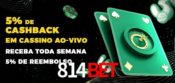 Promoções do cassino ao Vivo 814bet